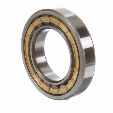 Rollway Cylindrical Bearing - Caged Roller - Straight Bore - Unsealed NU 214 EM C3